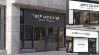 2235+ Storefront Mockup Customizable PSD