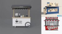 2240+ Food Stand Mockup Free Download Free