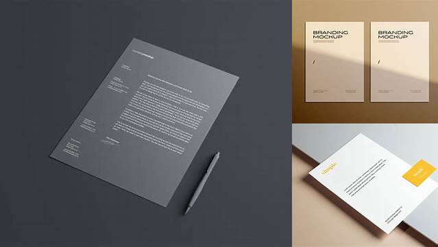 2249+ Letterhead Mockup Free Download Creative Design Resource