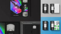 2262+ Vhs Mockup Free Customizable PSD