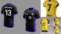 2266+ Mock Up Jersey Psd PSD File for Designers