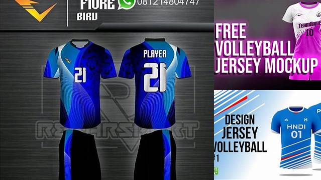 2272+ Mockup Jersey Voli Creative Design Resource