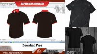 228+ Mockup Kaos Hitam Polos Editable Photoshop File