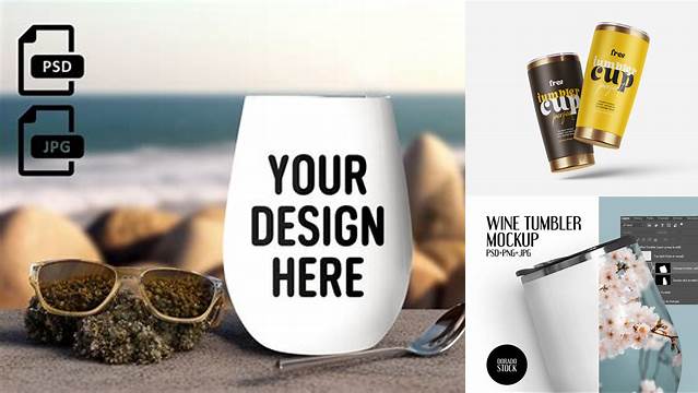 2286+ Wine Tumbler Mockup Free PSD Free Download