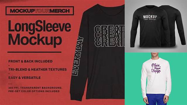 2287+ Long Sleeve Mockup Free PSD for Creative Projects