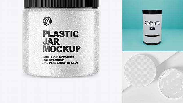 2294+ Clear Plastic Jar Mockup Free Free Editable PSD