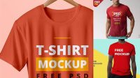 2295+ Free T-shirt Mockup Psd Download Free Mockup Templates