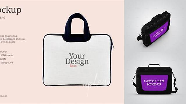 2299+ Laptop Bag Mockup Include TIFF