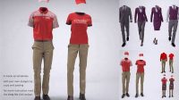 230+ Staff Uniform Mockup Free Best for Showcase