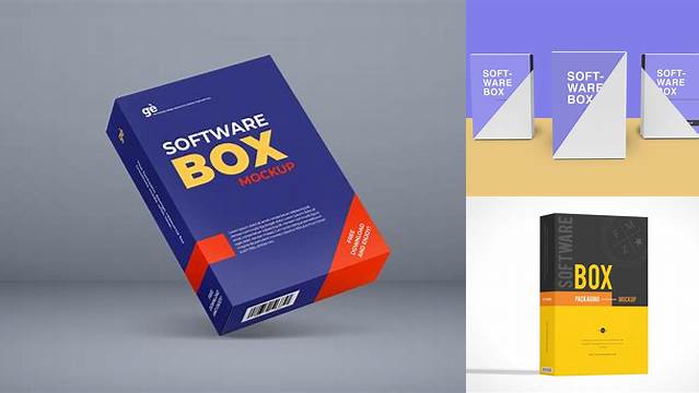 2306+ Software Box Mockup Generator Free Exclusive Free PSD