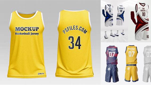 2309+ Basketball Uniform Mockup Free PSD Download