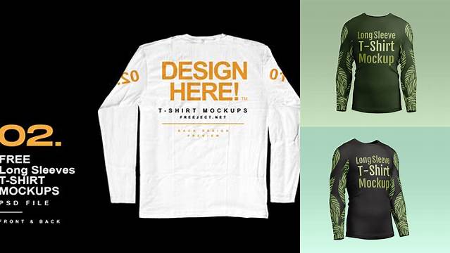 2313+ Long Sleeve Mockup Free Layered PSD File