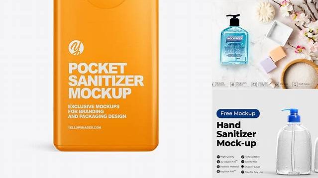 2314+ Pocket Sanitizer Mockup For Free Download