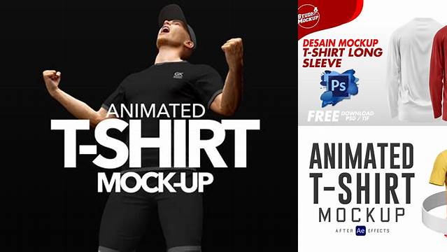 2326+ T-shirt Animated Mockup Include TIFF