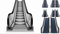 2328+ Escalator Mockup Free Include TIFF