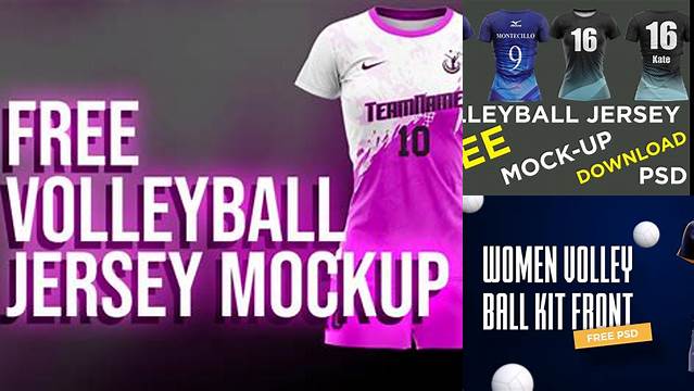 2335+ Volleyball Jersey Mockup Psd Free Free Graphic Mockup PSD