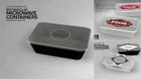 2339+ Microwave Container Mockup Free Exclusive Digital PSD Resource