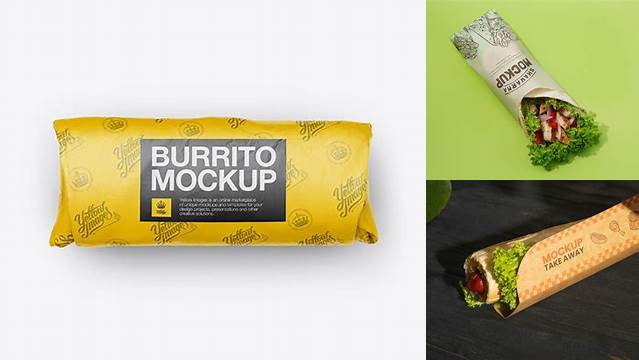 234+ Burrito Mockup Include TIFF