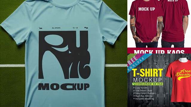 2343+ Mockup Kaos Corel PSD Free Download