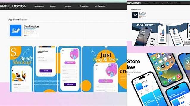 2366+ App Store Preview Template Psd Free Easy Editable