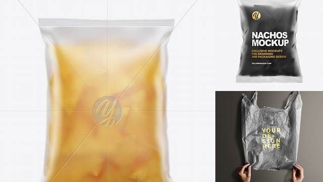 237+ Frosted Bag Mockup Smart PNG Image