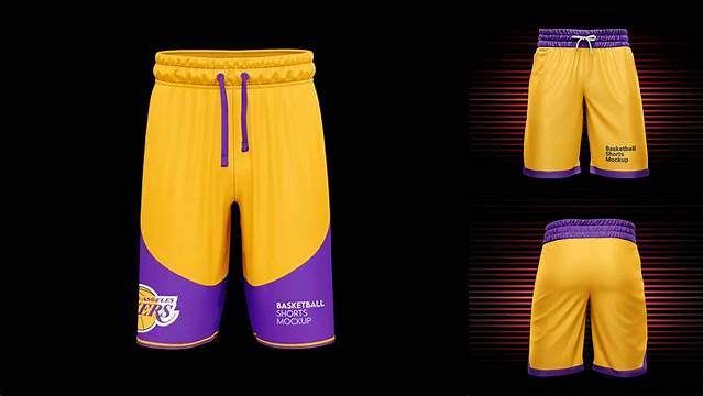 2374+ Basketball Shorts Mockup Free Versatile PSD Mockup File