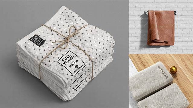 2378+ Tea Towel Mockup Free Free Mockup PSD