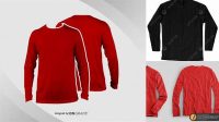 2385+ Mockup Kaos Lengan Panjang High-Quality Creative PSD