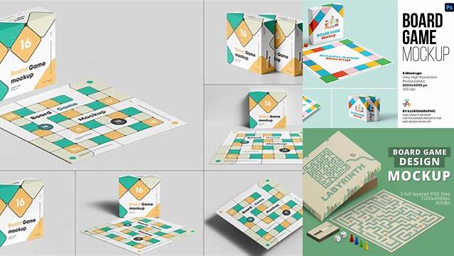 2395+ Board Game Box Mockup Free Best for Showcase