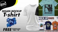 2396+ Mockup Kaos Corel Include TIFF