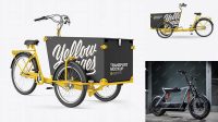 2397+ Cargo Bike Mockup Premium Quality Freebie