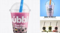 240+ Boba Tea Mockup Free Smart PNG Image