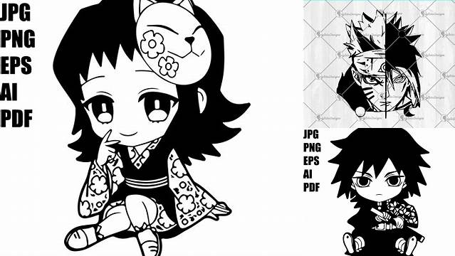 2401+ Anime Svg Files Free PSD Free Download