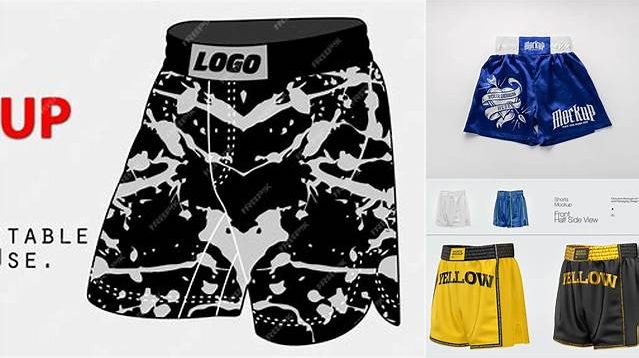 2401+ Mma Shorts Mockup High-Quality PSD Files