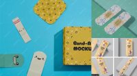 2406+ Bandaid Mockup Digital Download