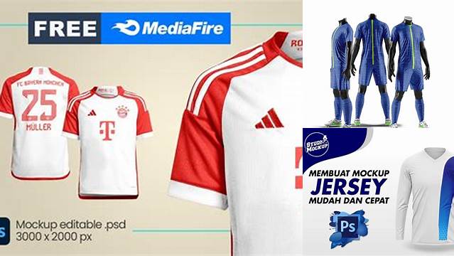 2410+ Adidas Jersey Mockup Include TIFF