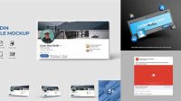 2410+ Free Linkedin Mockup Creative PSD Resources