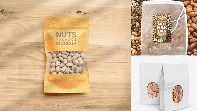 2410+ Nuts Bag Mockup Easy Editable