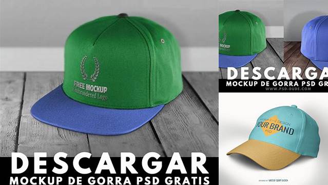 2412+ Gorra Mockup Free Download PSD Free Download