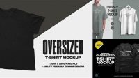 2413+ Oversize T Shirt Mockup Include TIFF