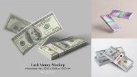 2415+ E Money Mockup PSD Free Download