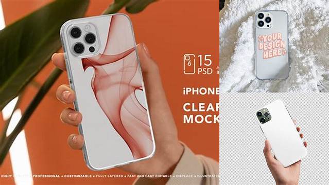 2423+ Transparent Iphone Case Mockup Free Easy Editable