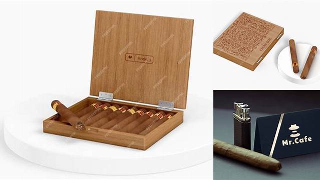 2424+ Cigar Mockup Premium PSD Freebie