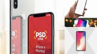 2433+ Iphone X Mockup Free Free PSD