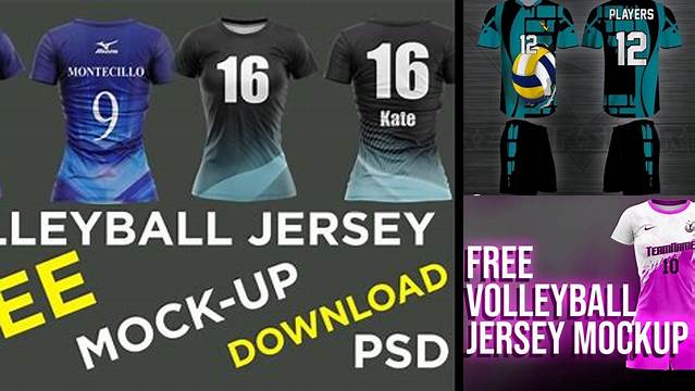 2433+ Mockup Jersey Volly For Free Download