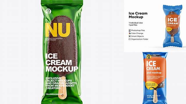 2445+ Ice Cream Bar Mockup For Free Download