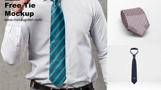 2452+ Tie Mockup Best for Showcase