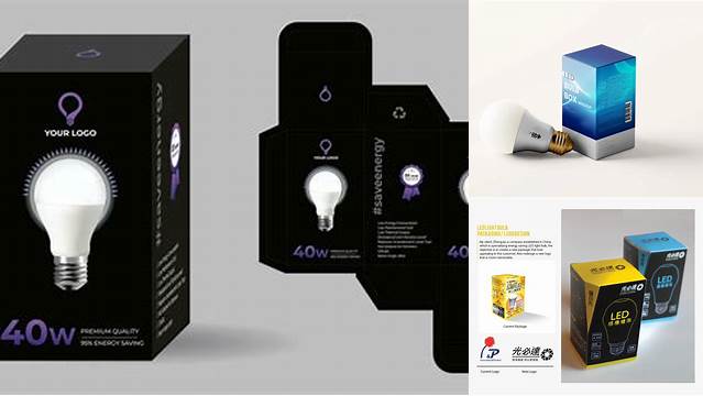 2455+ Led Bulb Packaging Design Psd Free Download Smart PNG Image