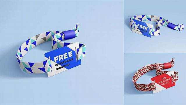 2456+ Rfid Wristband Mockup Smart PNG Image