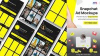 2467+ Snapchat Ad Mockup Free Creative Design